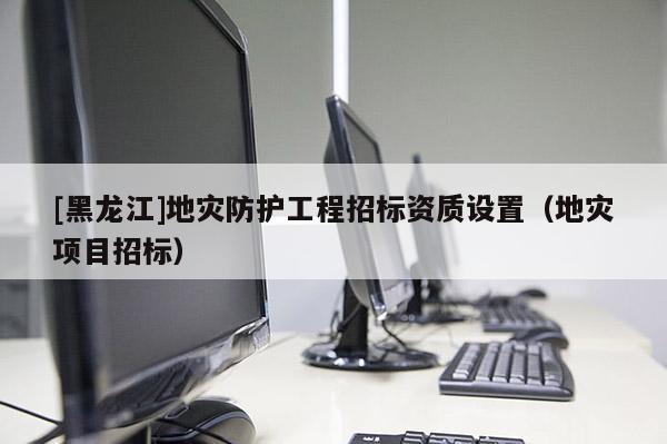 [黑龍江]地災防護工程招標資質設置（地災項目招標）