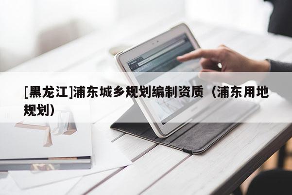 [黑龍江]浦東城鄉規劃編制資質（浦東用地規劃）