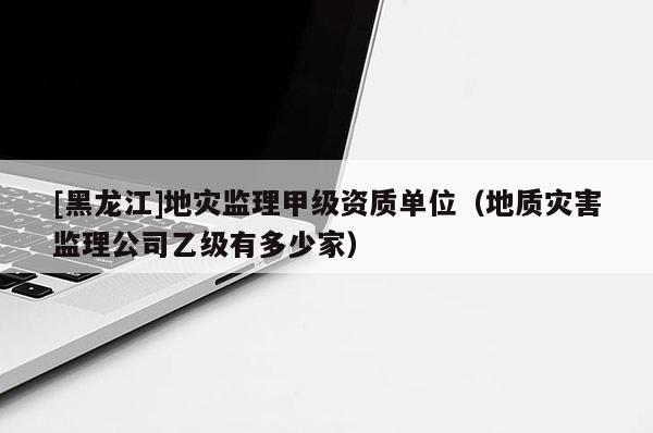 [黑龍江]地災監(jiān)理甲級資質單位（地質災害監(jiān)理公司乙級有多少家）
