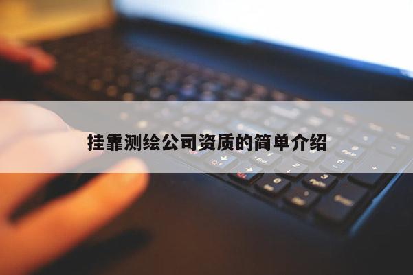 掛靠測繪公司資質(zhì)的簡單介紹