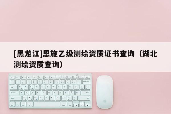 [黑龍江]恩施乙級測繪資質證書查詢（湖北測繪資質查詢）