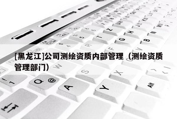 [黑龍江]公司測繪資質內部管理（測繪資質管理部門）