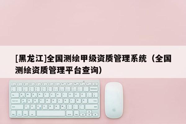[黑龍江]全國測繪甲級資質管理系統（全國測繪資質管理平臺查詢）