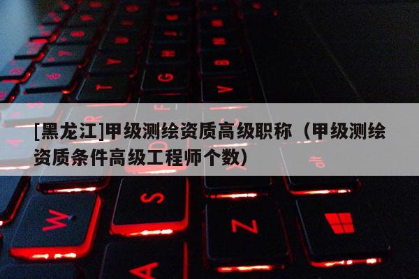 [黑龍江]甲級測繪資質高級職稱（甲級測繪資質條件高級工程師個數）